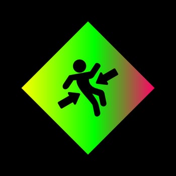 Crush Zone Vector Icon