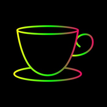 Tea Cup Unique Vector Icon