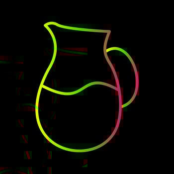 Milk Jug Unique Vector Icon