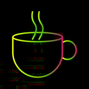 Coffee cup Unique Vector Icon