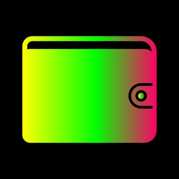 Unique Wallet Vector Icon
