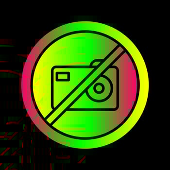 No Pictures Vector Icon