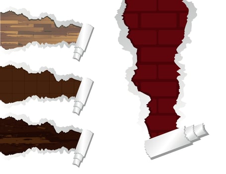 Set of an information drawing for design. A vector illustration