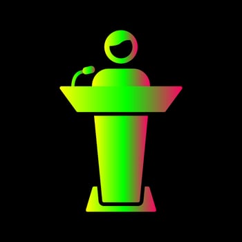 Elected Candidate Vector Icon