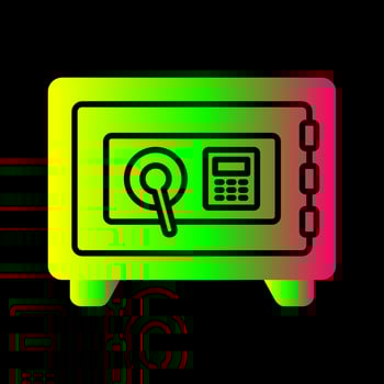 Safe Box Vector Icon