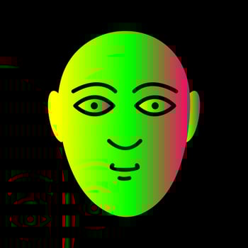Human Face Vector Icon
