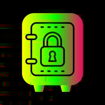 Safe Box Vector Icon