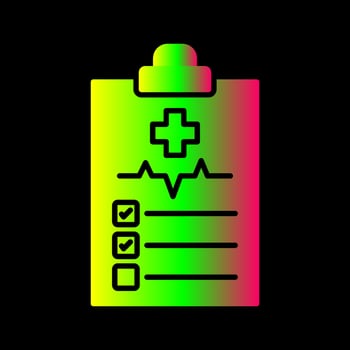 Medical History Vector Icon