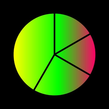 Pie Chart Vector Icon