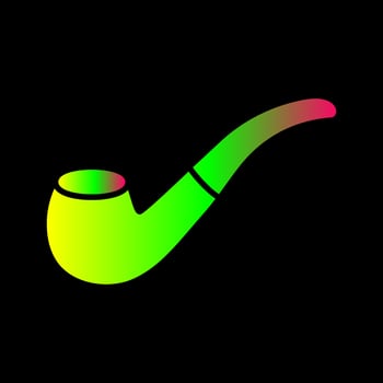 Smoking Pipe Vector Icon