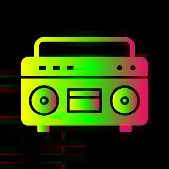 Casette Player Vector Icon