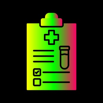 Medical Report Vector Icon