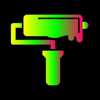 Roller Vector Icon