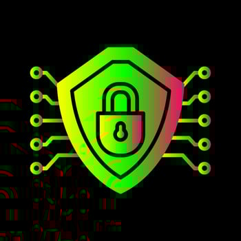 Cyber Security Vector Icon