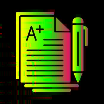 A Grade Vector Icon