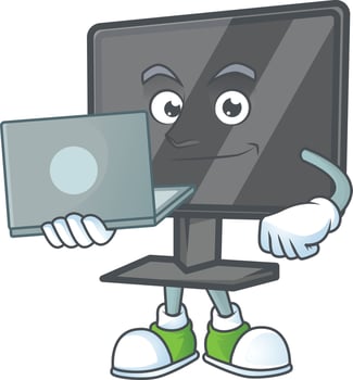 Case Of Computer icon design vector