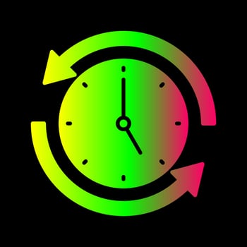 Run Time Vector Icon
