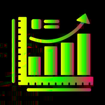 Growth Chart Vector Icon