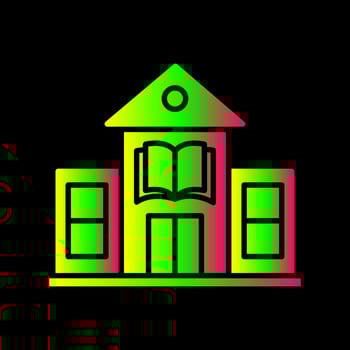Library Building Vector Icon