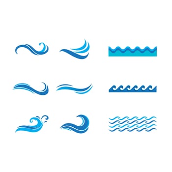 Water wave Logo vector