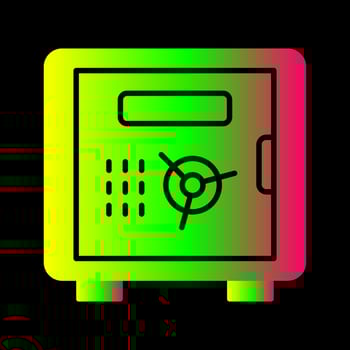Safe Box Vector Icon
