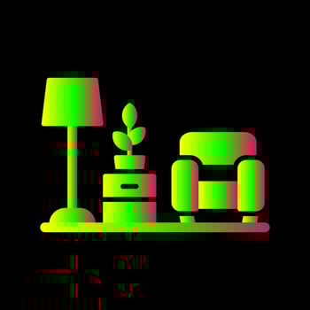 Living Room Vector Icon