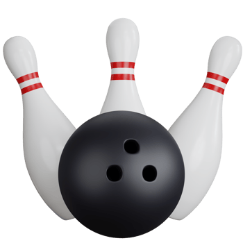 3D Icon Illustration Bowling Ball Throw png