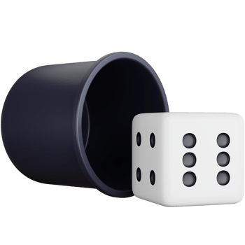 3D Icon Illustration Dice Results png