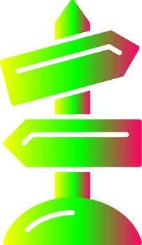 Road Sign Vector Icon