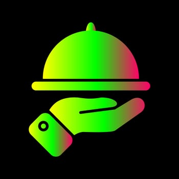 Waiter Vector Icon