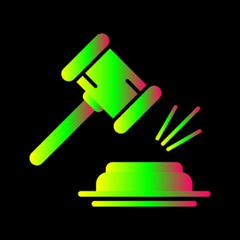 Gavel Vector Icon