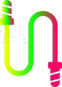 Jumping Rope Vector Icon