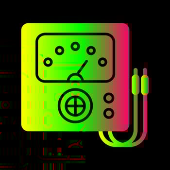Voltmeter Vector Icon