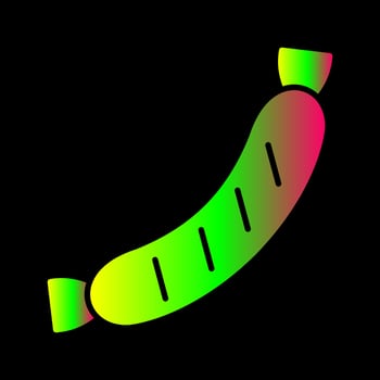 Sausage Vector Icon