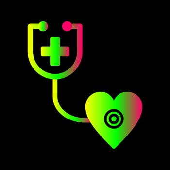 Phonendoscope Vector Icon