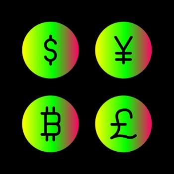Currency Symbols Vector Icon