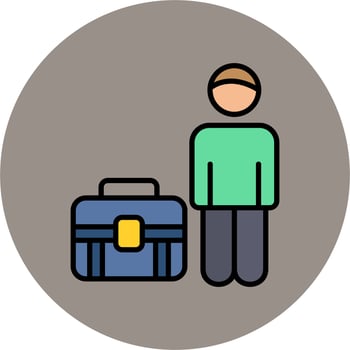 Passanger Vector Icon