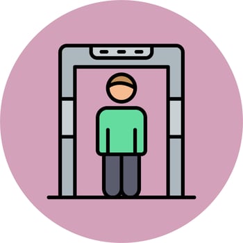 Security scanner Vector Icon