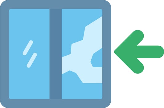 Door Broken Vector Icon