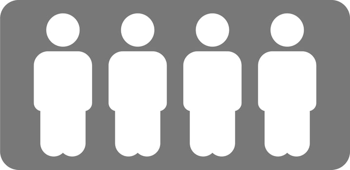 Stand in line Vector Icon