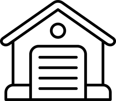Warehouse Vector Icon