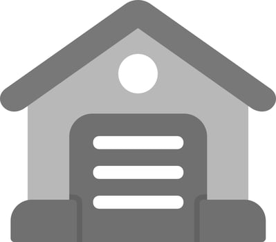 Warehouse Vector Icon