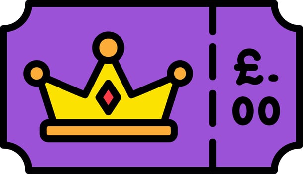 Vip Ticket Vector Icon