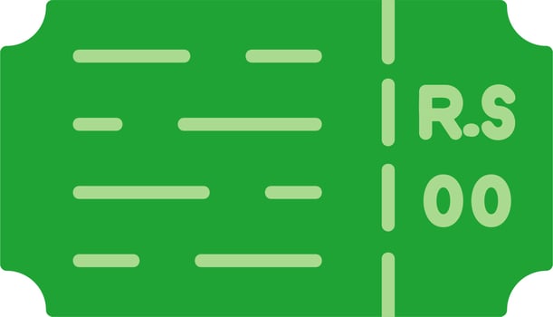 Ticket Vector Icon