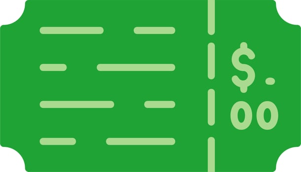 Ticket Vector Icon