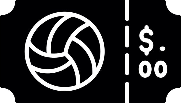 Volley Ball Vector Icon