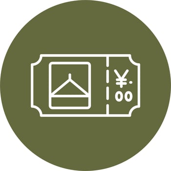 Park Ticket Vector Icon