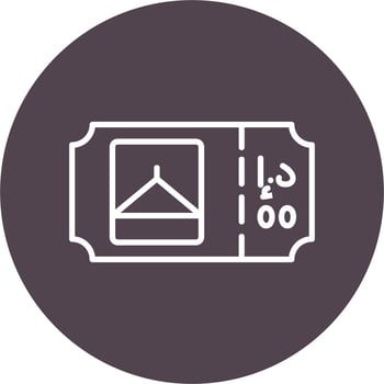 Park Ticket Vector Icon
