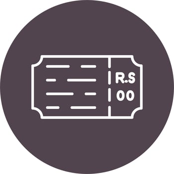 Ticket Vector Icon