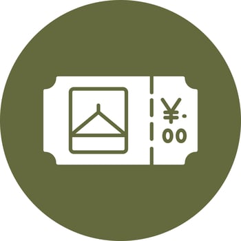 Park Ticket Vector Icon